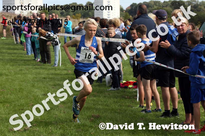 Boys and girls under-15s, Sunderland Harriers Cross Country Relays, Farringdon, Sunderland . Photo: David T. Hewitson/Sports for All Pics
